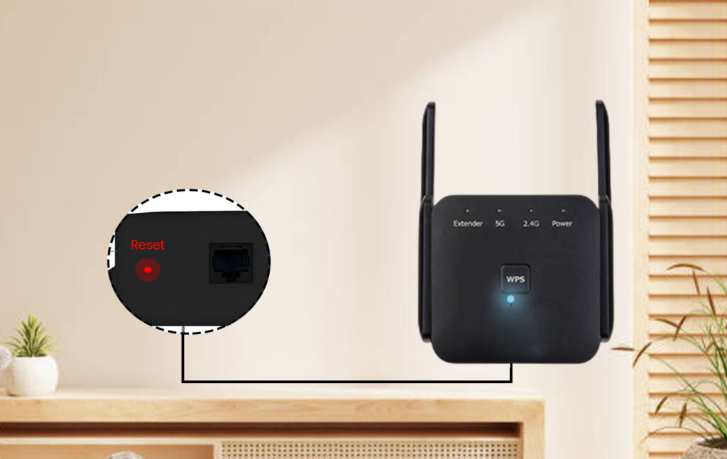Himalu wifi extender reset