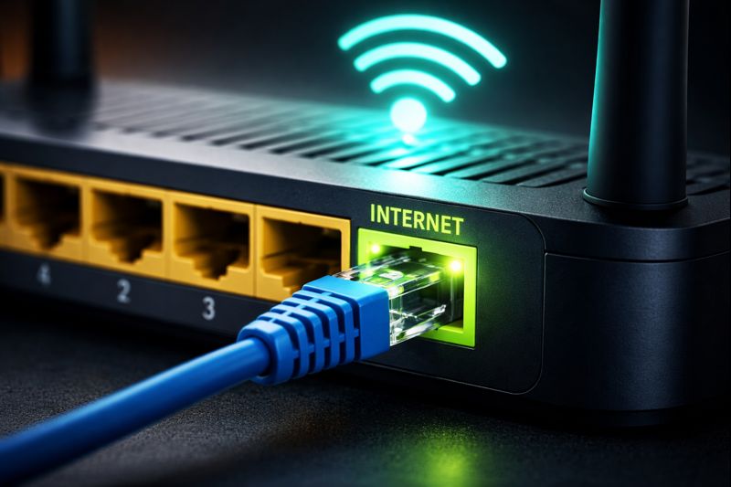 Internet connection on your router